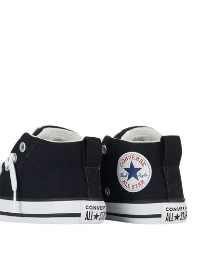Tênis Converse Kids Chuck Taylor All Star Street Mid Essential Preto Branco