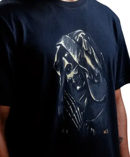 T-Shirt MCD Regular Santa Dourada - Preto