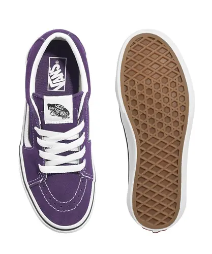Tênis Vans Sk8-Low Suede Gothic Grape Infantil - Tênis Vans Sk8
