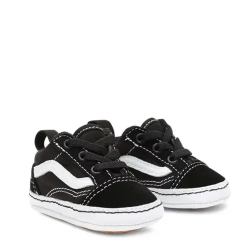 Tênis Vans Baby Old Skool Crib Black True White