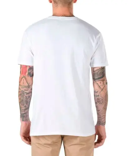 Camiseta Vans Full Patch Branco e Preto