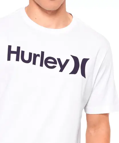 Camiseta Hurley Silk O & O Solid - Branco