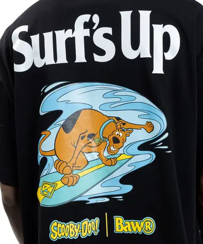 Camiseta Baw New Over x Sd Surfs Up Preto