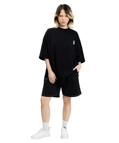 Camiseta Baw New Over x Sd Surfs Up Preto
