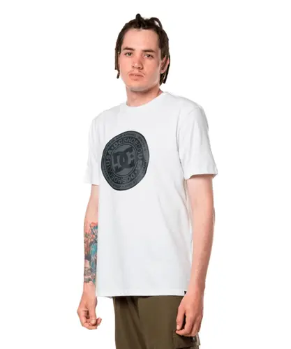 Camiseta DC Shoes Manga Curta Circle Star - Branco