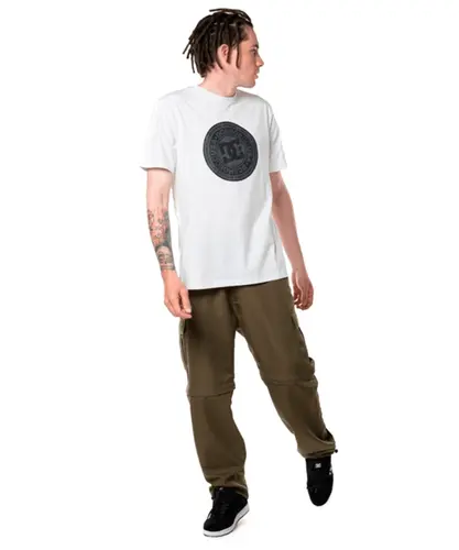 Camiseta DC Shoes Manga Curta Circle Star - Branco