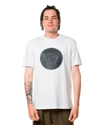 Camiseta DC Shoes Manga Curta Circle Star - Branco