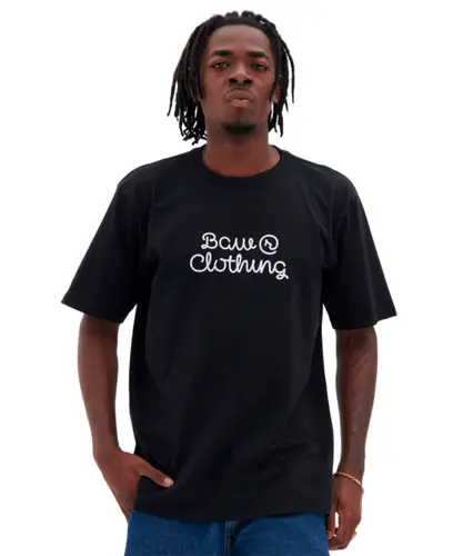 Camiseta BAW M/C Regular Cursive - Preto