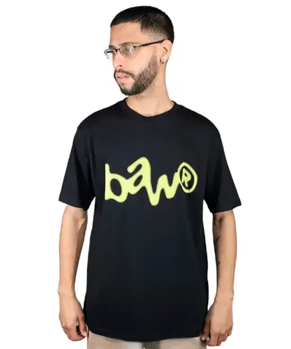 Camiseta Baw Clothing MC Regular Reticle - Preto/Amarelo