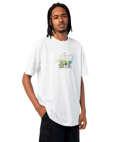Camiseta Lost Smurfs Crias - Branco