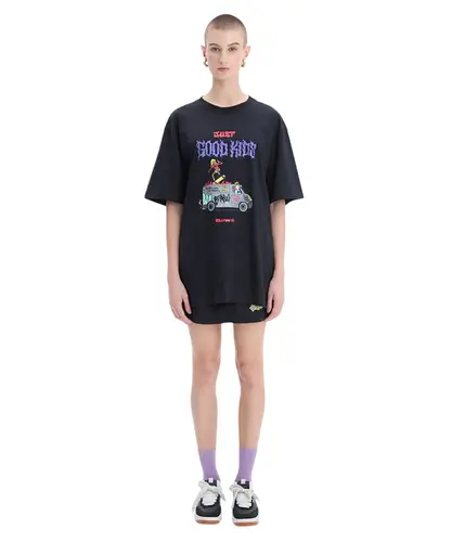 Camiseta Baw Regular Just Good Kids Preto