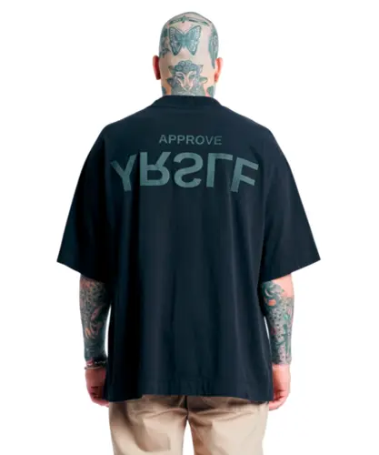 Camiseta Approve Huge YRSLF Inverse Preto
