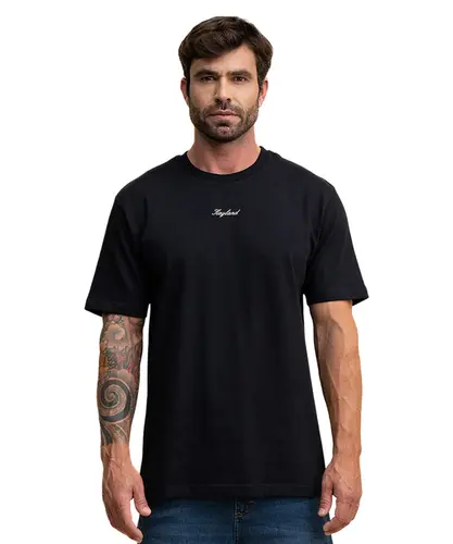 Camiseta Malhão Kayland Jabuticaba Preto