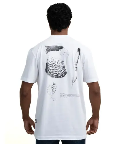 Camiseta Kayland Essential Carcará Científico Branco 12251006