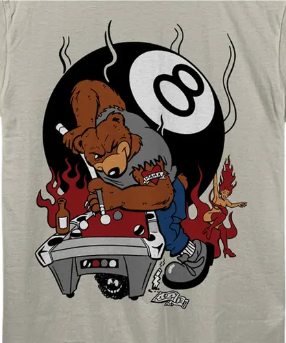Camiseta Grizzly Pool Shark Tee New Sand