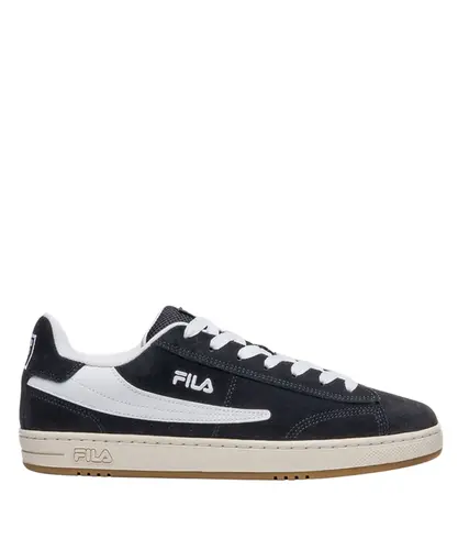 Tênis Fila Court 90 Masculino Preto Branco