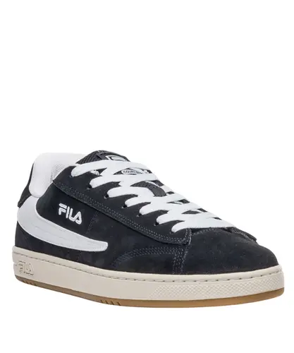 Tênis Fila Court 90 Masculino Preto Branco