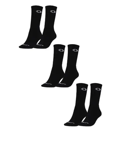 Meias Oakley Essential Crew Sock Preto