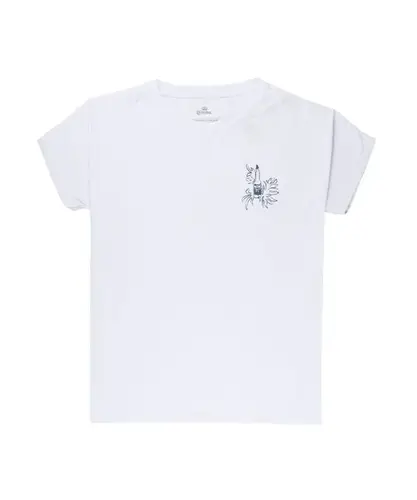 Camiseta Feminina Corona Tropic Branco - Outlet
