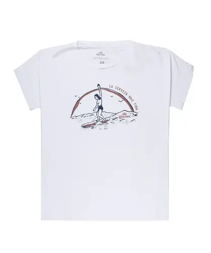 Camiseta Feminina Corona Girl  Branca - Outlet