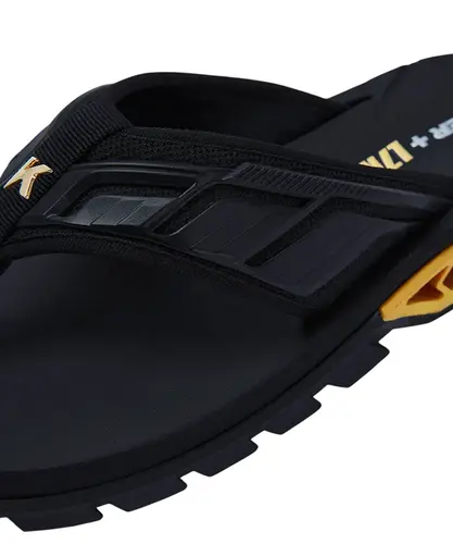 Chinelo Kenner Rakka Full Force L7 Preto e Dourado