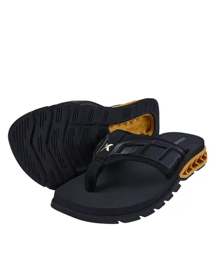 Chinelo Kenner Rakka Full Force L7 Preto e Dourado