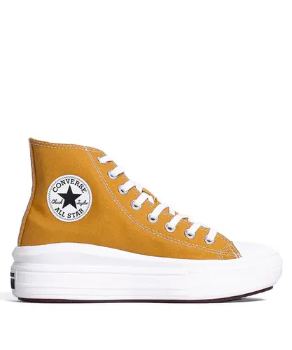 Tênis Converse All Star Taylor Move Seasonal Mel Queimado Branco