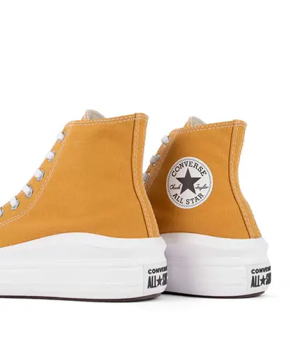 Tênis Converse All Star Taylor Move Seasonal Mel Queimado Branco