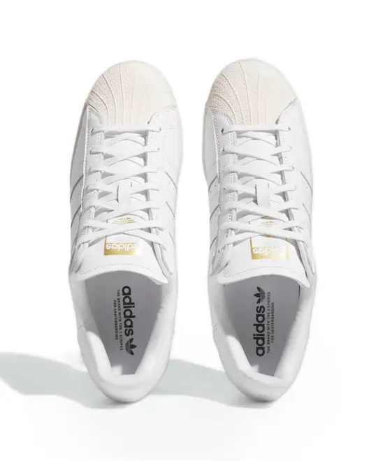 Tênis Adidas Superstar ADV Branco Dourado - Tênis Adidas Superstar