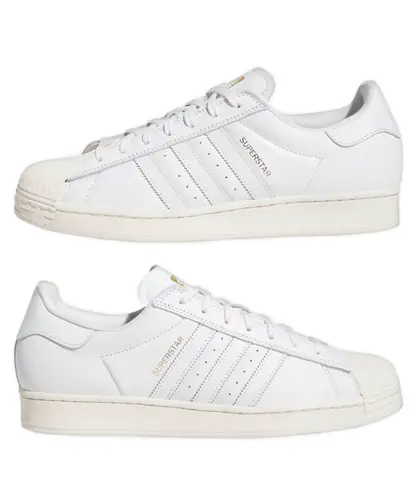 Tênis Adidas Superstar ADV Branco Dourado