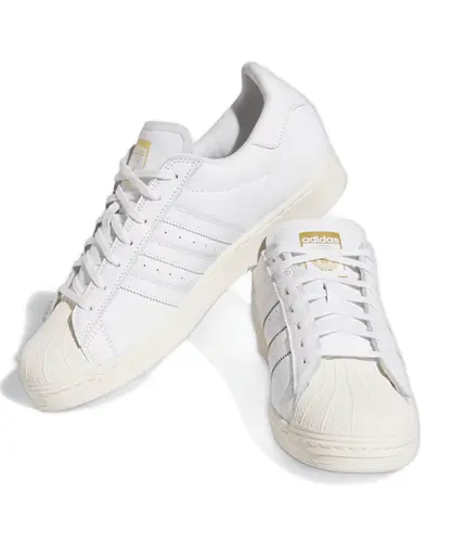 Tênis Adidas Superstar ADV Branco Dourado - Tênis Adidas Superstar