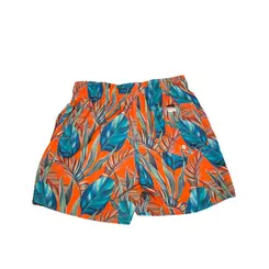 SHORTS ELASTICO FOLHAGEM
