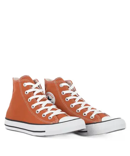 ケンイチ　904540 Tênis Converse Chuck Taylor All Star Hi Marrom Pardo - Tênis
