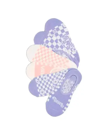 Meia Vans Fairlands Canoodle - Lilás / Rosa / Branco