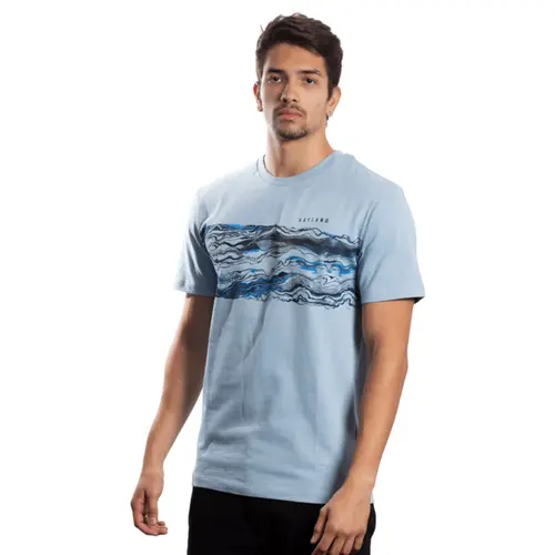 CAMISETA MALHAO BARRADO CEU E MAR