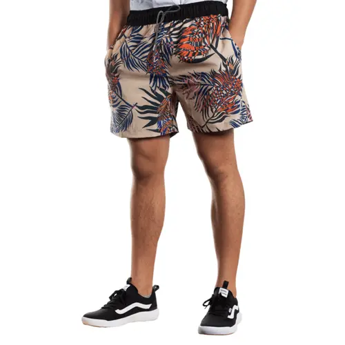 SHORTS VOLLEY PALM LEAVES