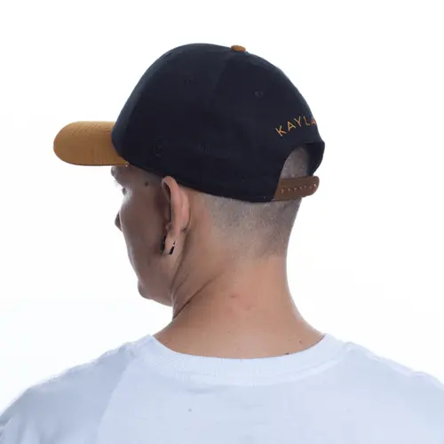 Boné Aba Curva SnapBack Bicolor Preto