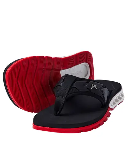 Chinelo Kenner Rakka Ultra Force Vermelho Preto