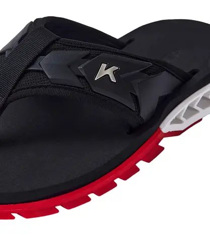 Chinelo Kenner Rakka Ultra Force Vermelho Preto