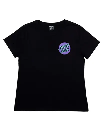 Camiseta Feminina Santa Cruz x Thrasher - Preta