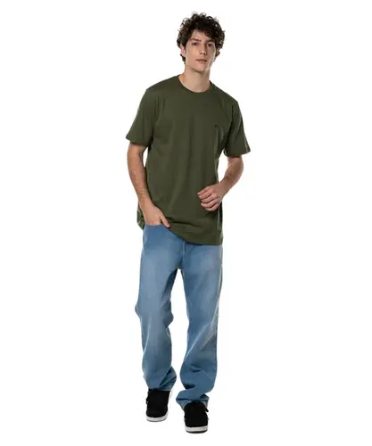 Camiseta Quiksilver M/C Embroidery - Verde