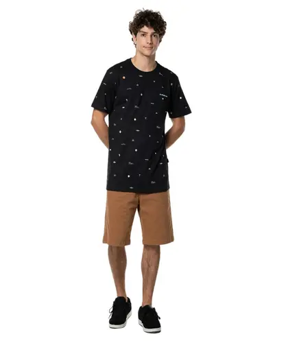 Camiseta QuickSilver M/C Mini MO - Preto