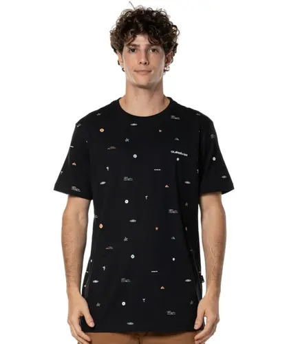 Camiseta QuickSilver M/C Mini MO - Preto