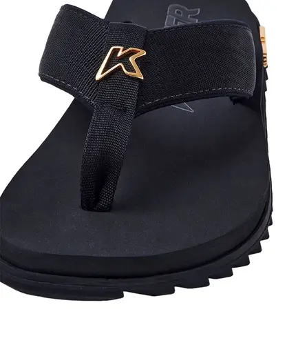 Chinelo Kenner Kivah Gold Preto