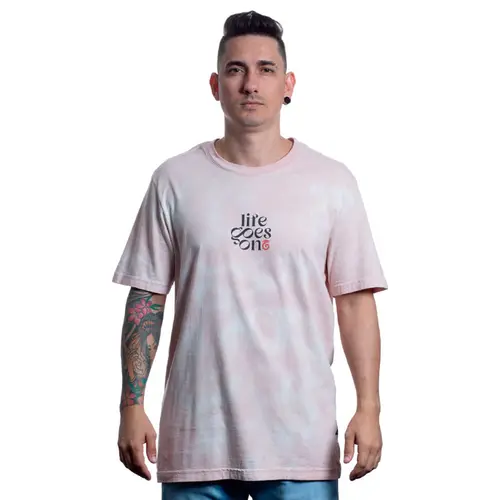 CAMISETA WASHED LIFE GOES ON