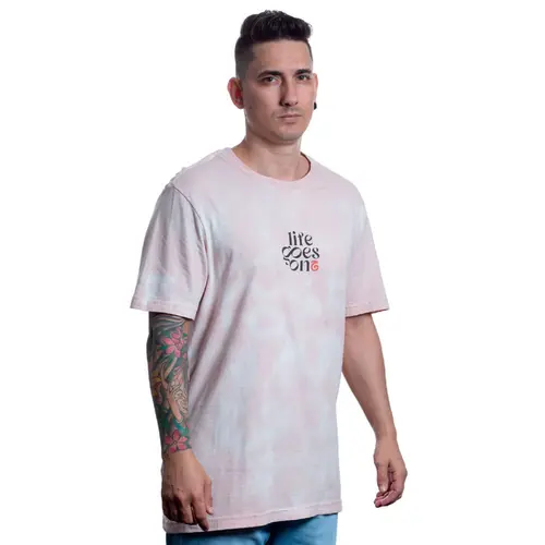 CAMISETA WASHED LIFE GOES ON