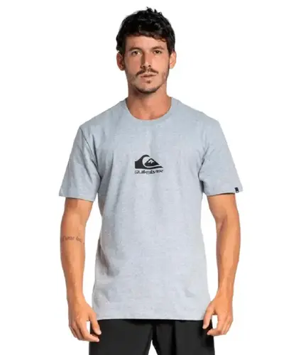 Camiseta Manga Curta New Omni Quiksilver - Cinza