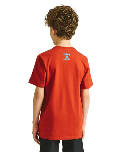 Camiseta Fun Juvenil Hang Loose - Vermelho