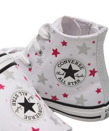 Tênis Converse Chuck Taylor All Star Branco Prata Puro