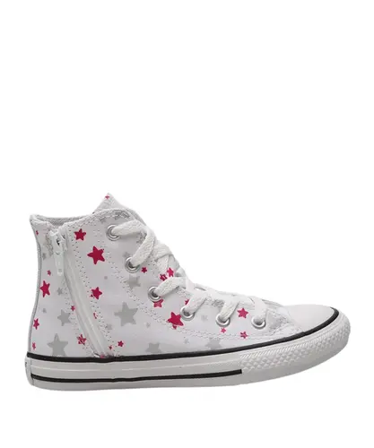 Tênis Converse Chuck Taylor All Star Branco Prata Puro